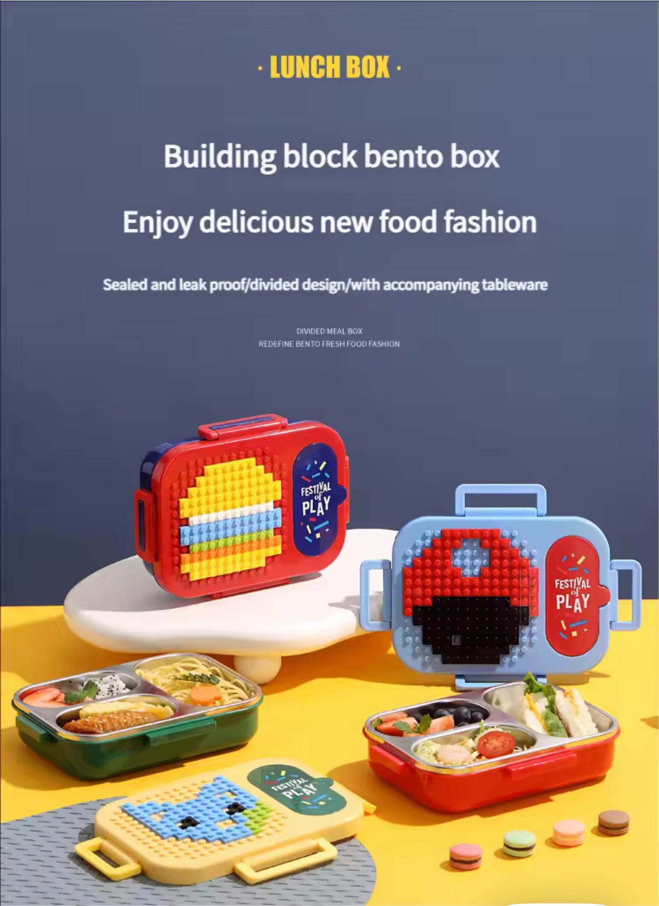 Sustainable Stainless Steel Back-to-School Lunchbox