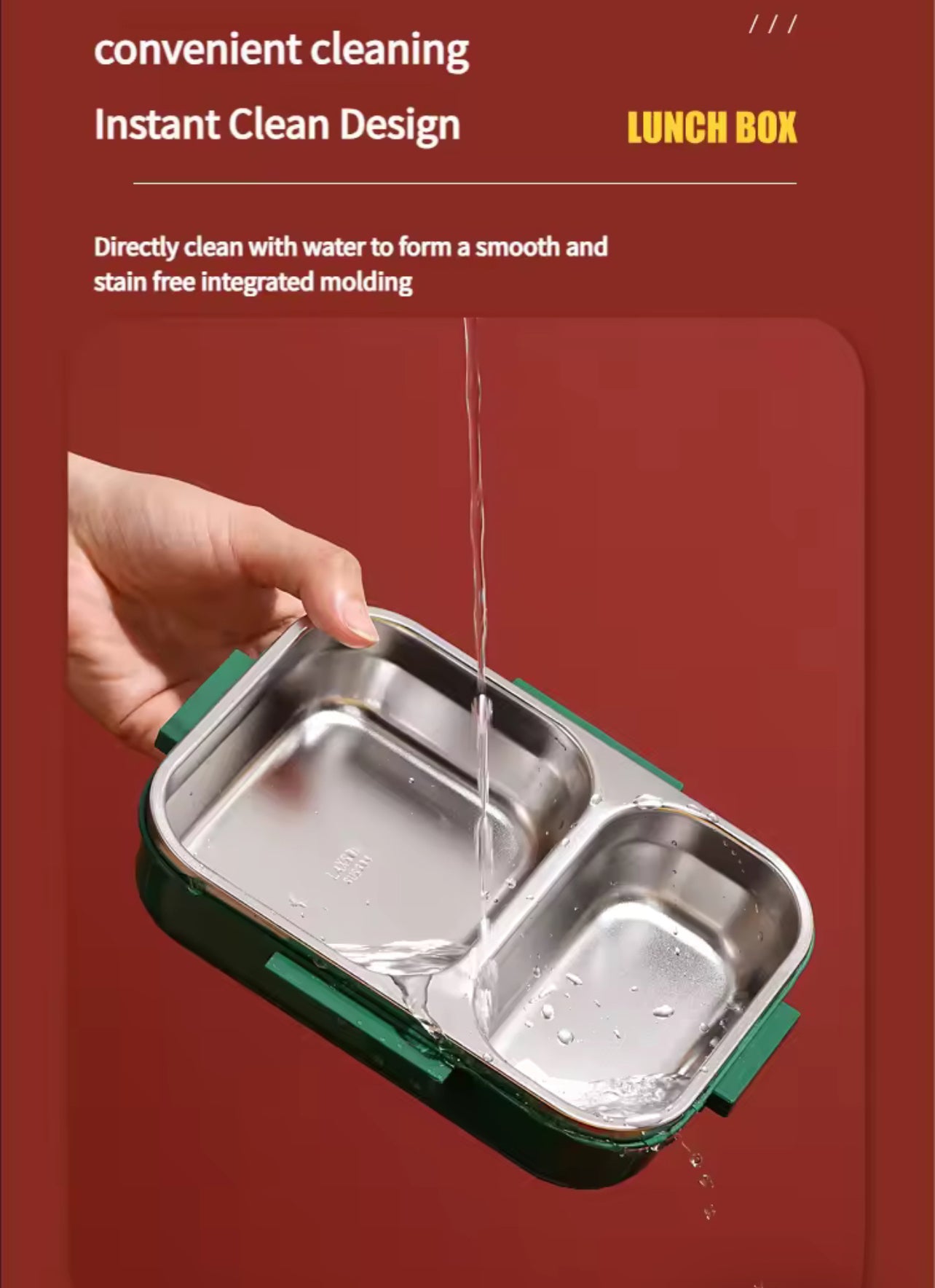 Sustainable Stainless Steel Back-to-School Lunchbox
